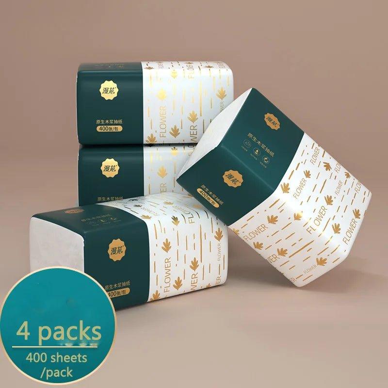 30 Boxes of Paper Towels Full Box Affordable Household Toilet Paper Household Napkins Paper Towels Toilet Paper - MANDOTOS