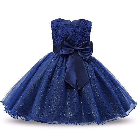 Princess Flower Girl Dress Summer Tutu Wedding Birthday Party Dresses - MANDOTOS INTERNATIONAL0