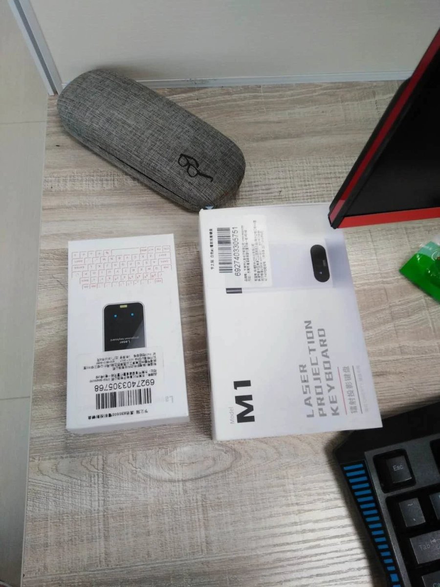 LEING FST Virtual Laser Keyboard Bluetooth Wireless Projector Phone Keyboard For Computer Pad Laptop With Mouse Function MANDOTOS