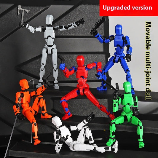Updated And Hot-sale Multi-Jointed Movable Shapeshift Robot 3D Printed Mannequin Dummy Action Model Doll Toy Kid Gift - MANDOTOS
