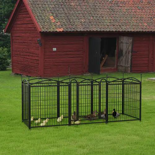 32-Inch Heavy-Duty Pet Playpen - MANDOTOS