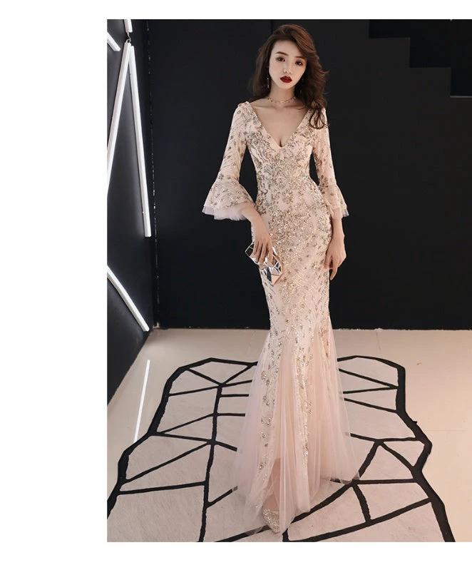 Banquet evening dress princess slim dress MANDOTOS