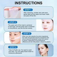 Face Mask Shrink Pore Moisturizing Refreshing Brightening Firming Lift Nourish Skin Care Deep Hydration Moisturizer - MANDOTOS
