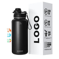 32oz Insulated Stainless Steel Sports Water Bottle - Gym, Outdoor & Travel - MANDOTOS INTERNATIONAL