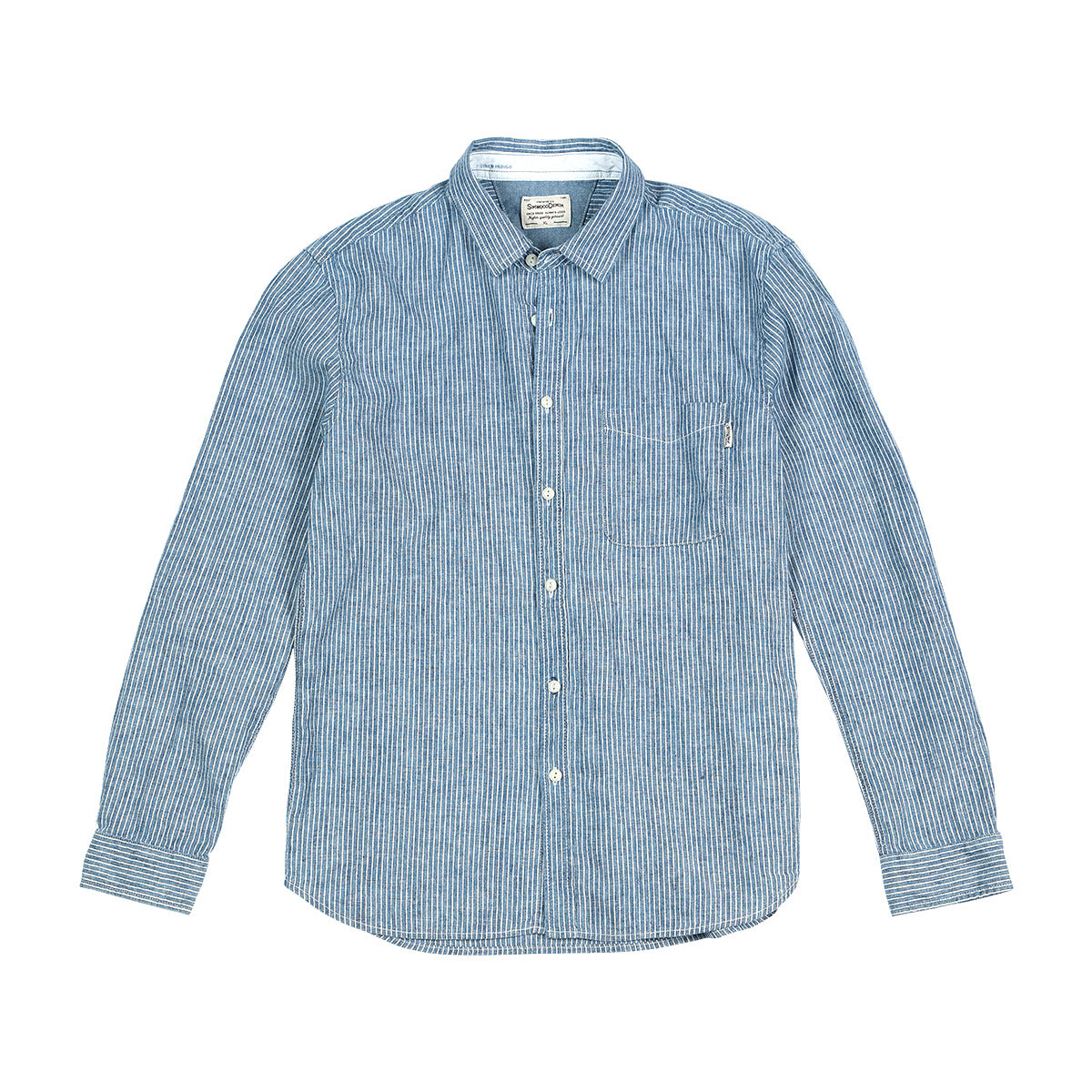 Men's Cotton-Linen Blend Casual Shirt