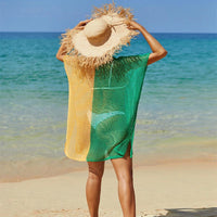 Beach Hollow Out Tops Cover - Up Knit Bikini Over - Blouse - MANDOTOS INTERNATIONAL0