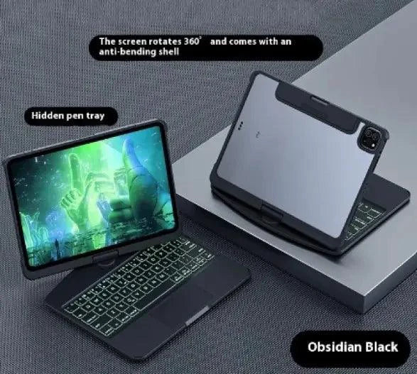 360° Swivel Keyboard Clear Case - MANDOTOS