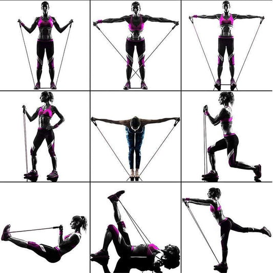 Pull Rope Elastic Rope Strength Training Set MANDOTOS