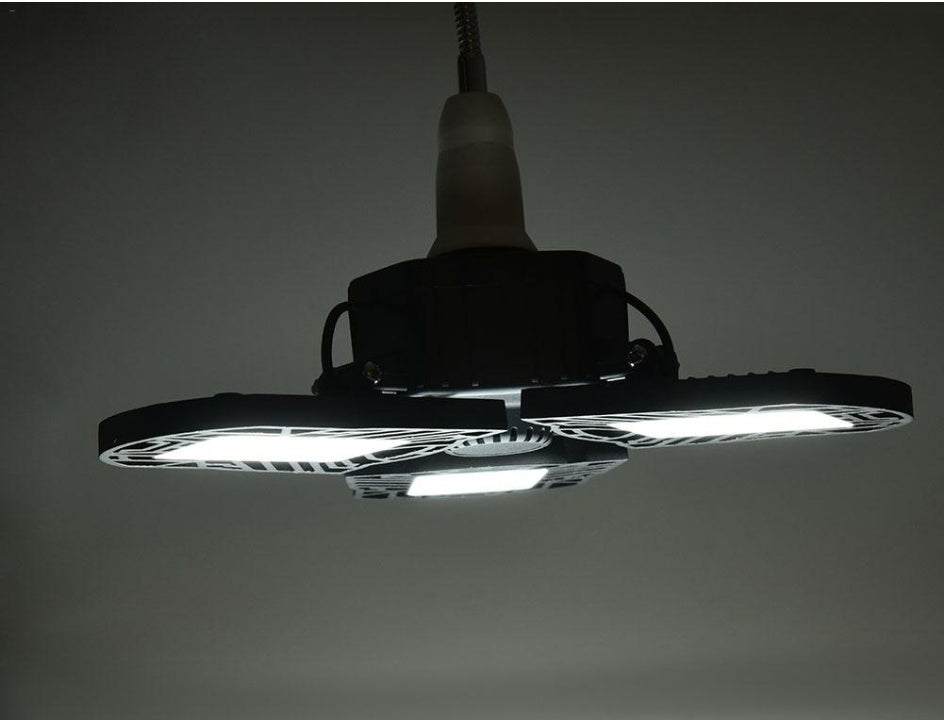 60W Super Bright Deformable LED Light for Gym Warehouse Garage 6000 Lumens0MANDOTOS INTERNATIONAL
