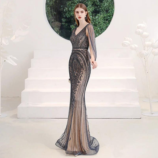 Women's Fashion Temperament Light Luxury Niche Dresses MANDOTOS