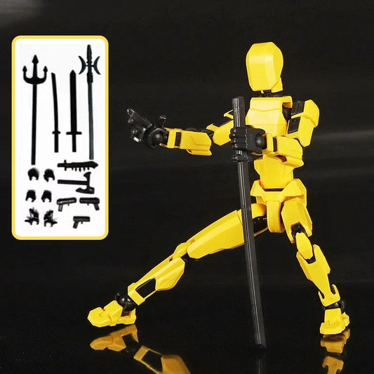 Updated And Hot-sale Multi-Jointed Movable Shapeshift Robot 3D Printed Mannequin Dummy Action Model Doll Toy Kid Gift - MANDOTOS