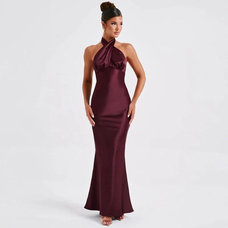 Summer Fashion Elegant Backless Sleeveless Dress MANDOTOS