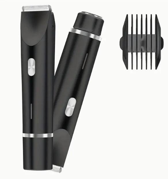 2 In 1 Hair Remover Women's Double Head Shaver Private Pubic Hair Trimmer Electric Razor Wet Dry Electric Body Hair - MANDOTOS INTERNATIONAL0