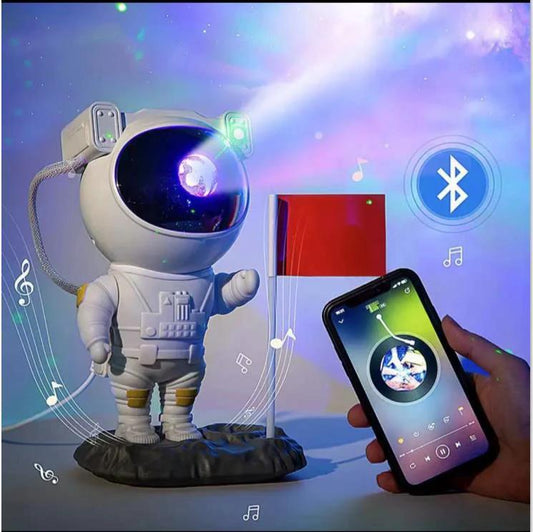 Creative Astronaut Galaxy Starry Sky Projector Nightlight USB Atmospher Bedroom Table Lamp MANDOTOS