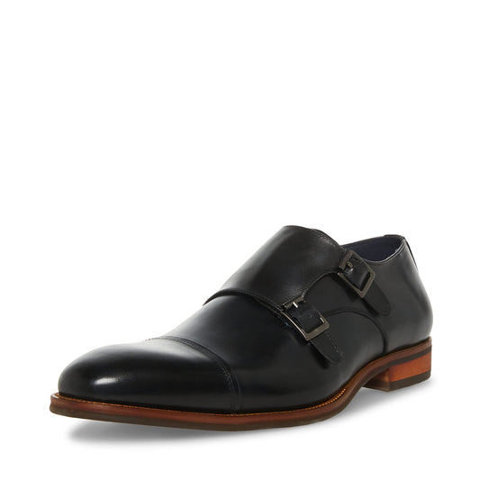Steve Madden Teon Black Monk Loafer