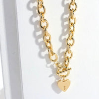 Heart Key Toggle Necklace - MANDOTOS INTERNATIONAL