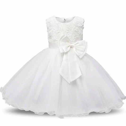 Princess Flower Girl Dress Summer Tutu Wedding Birthday Party Dresses - MANDOTOS INTERNATIONAL0