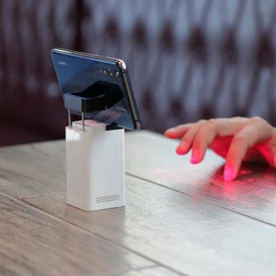 LEING FST Virtual Laser Keyboard Bluetooth Wireless Projector Phone Keyboard For Computer Pad Laptop With Mouse Function MANDOTOS