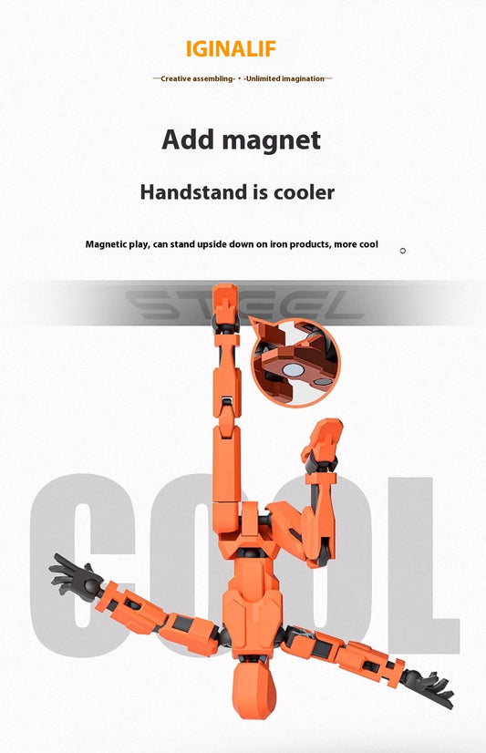Updated And Hot-sale Multi-Jointed Movable Shapeshift Robot 3D Printed Mannequin Dummy Action Model Doll Toy Kid Gift - MANDOTOS