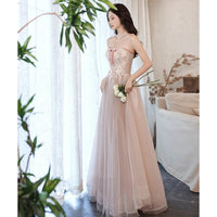 Elegant Tube Lace Sequined Ball Gown Pageantry Gown Prom gown MANDOTOS