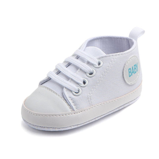 Canvas Classic Sports Sneakers Baby Boys Girls First Walkers Shoes Infant Toddler Soft Sole Anti - slip Baby Shoes - MANDOTOS INTERNATIONAL0