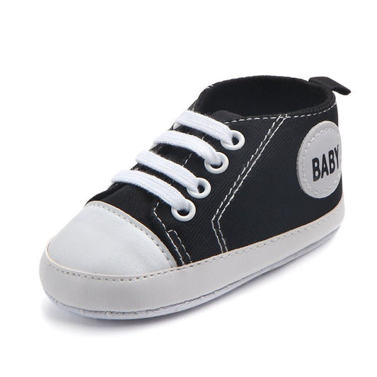 Canvas Classic Sports Sneakers Baby Boys Girls First Walkers Shoes Infant Toddler Soft Sole Anti - slip Baby Shoes - MANDOTOS INTERNATIONAL0