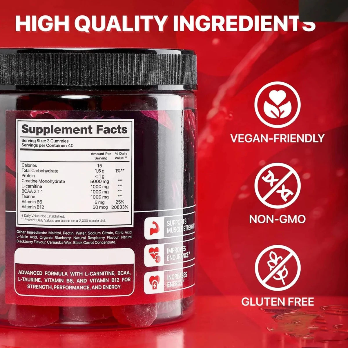 Muscle Boost Gummies - MANDOTOS INTERNATIONAL