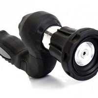 Mighty Power Hose Blaster Nozzle by Ancient Energy, black handheld spray nozzle for lawn and car washing