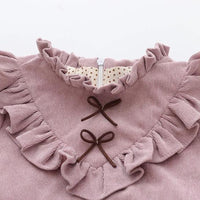 spring new Korean dress children's skirt, baby girl dress, baby spring blouse, corduroy - MANDOTOS INTERNATIONAL0