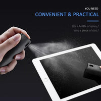 2 In 1 Phone Computer Screen Cleaner Kit For Screen Dust Removal Microfiber Cloth Set MANDOTOS