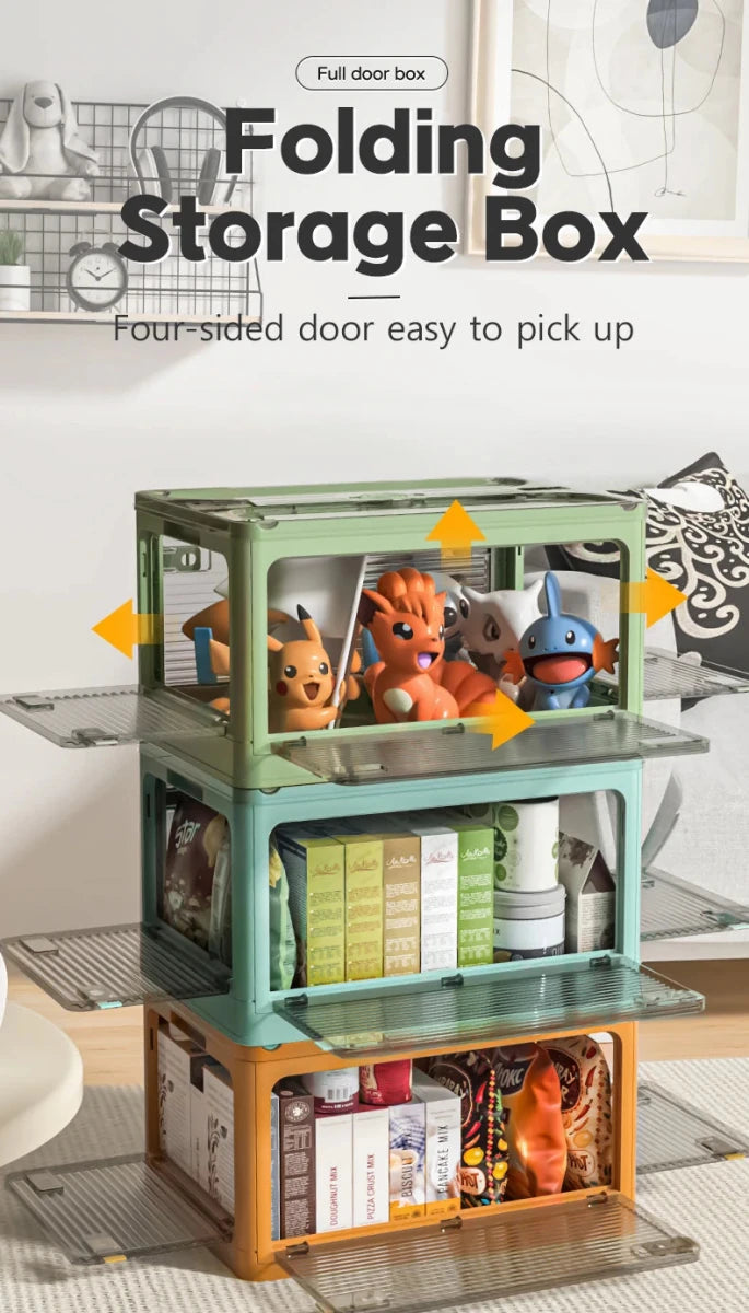 5-Door Folding Storage Box for Home, Students, Pets, Camping & Car Backup - MANDOTOS INTERNATIONAL