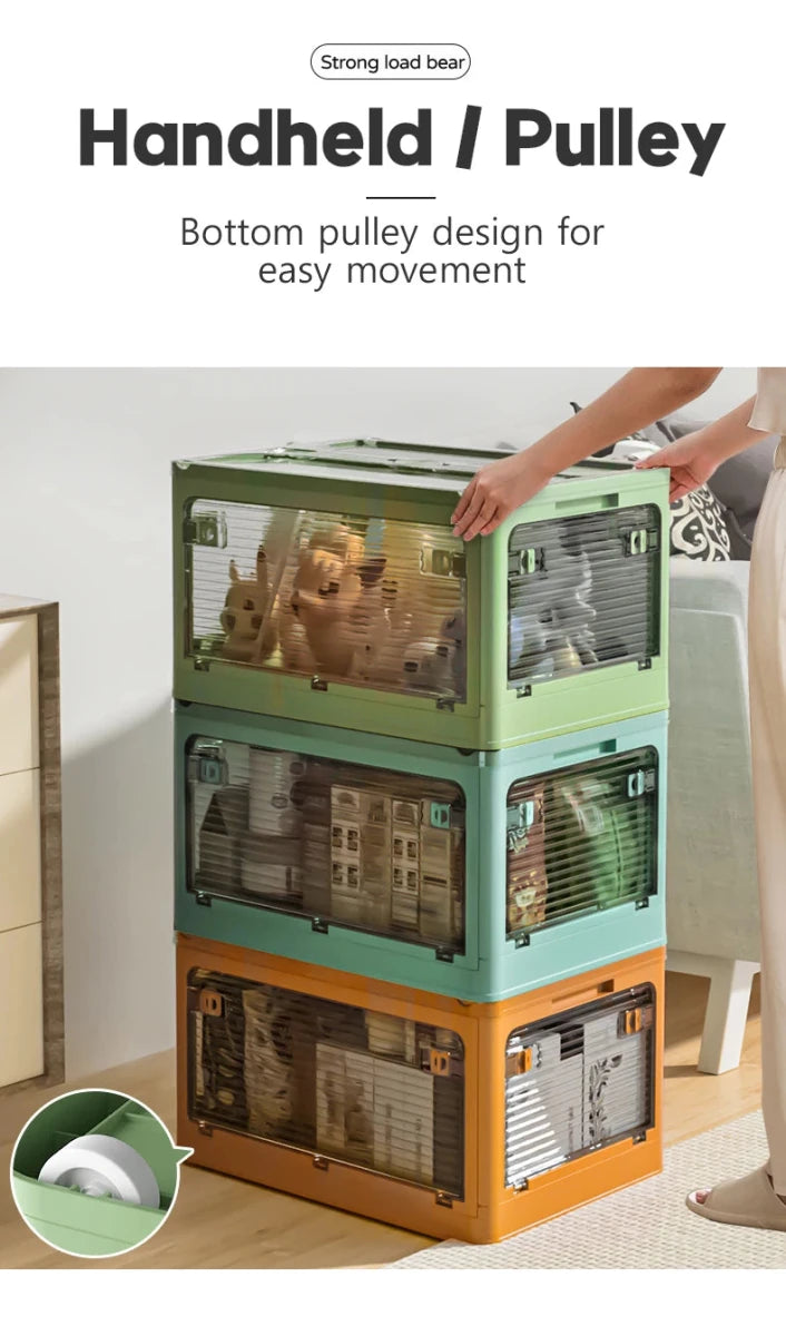 5-Door Folding Storage Box for Home, Students, Pets, Camping & Car Backup - MANDOTOS INTERNATIONAL
