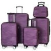 5-Piece Family Travel Luggage Set with Vanity Case - Elegant, Portable & Impact-Resistant - MANDOTOS INTERNATIONAL