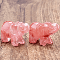 Mini Elephant Crystal Sculpture - MANDOTOS INTERNATIONAL