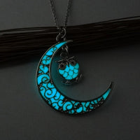 Glowing Pendant Necklaces Silver Plated Chain Necklaces - MANDOTOS INTERNATIONAL0