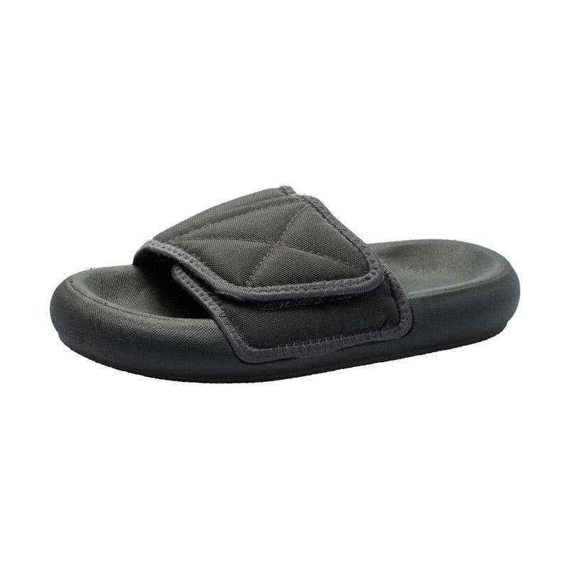 Chic Grey Beach Sandals with Comfort Sole - MANDOTOS INTERNATIONAL