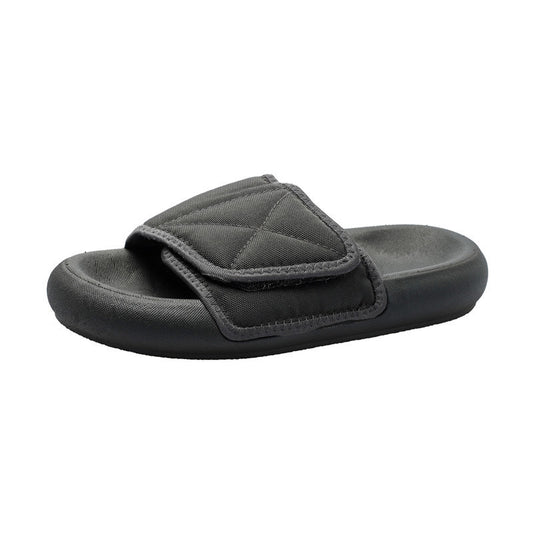 Chic Grey Beach Sandals with Comfort Sole - MANDOTOS INTERNATIONAL