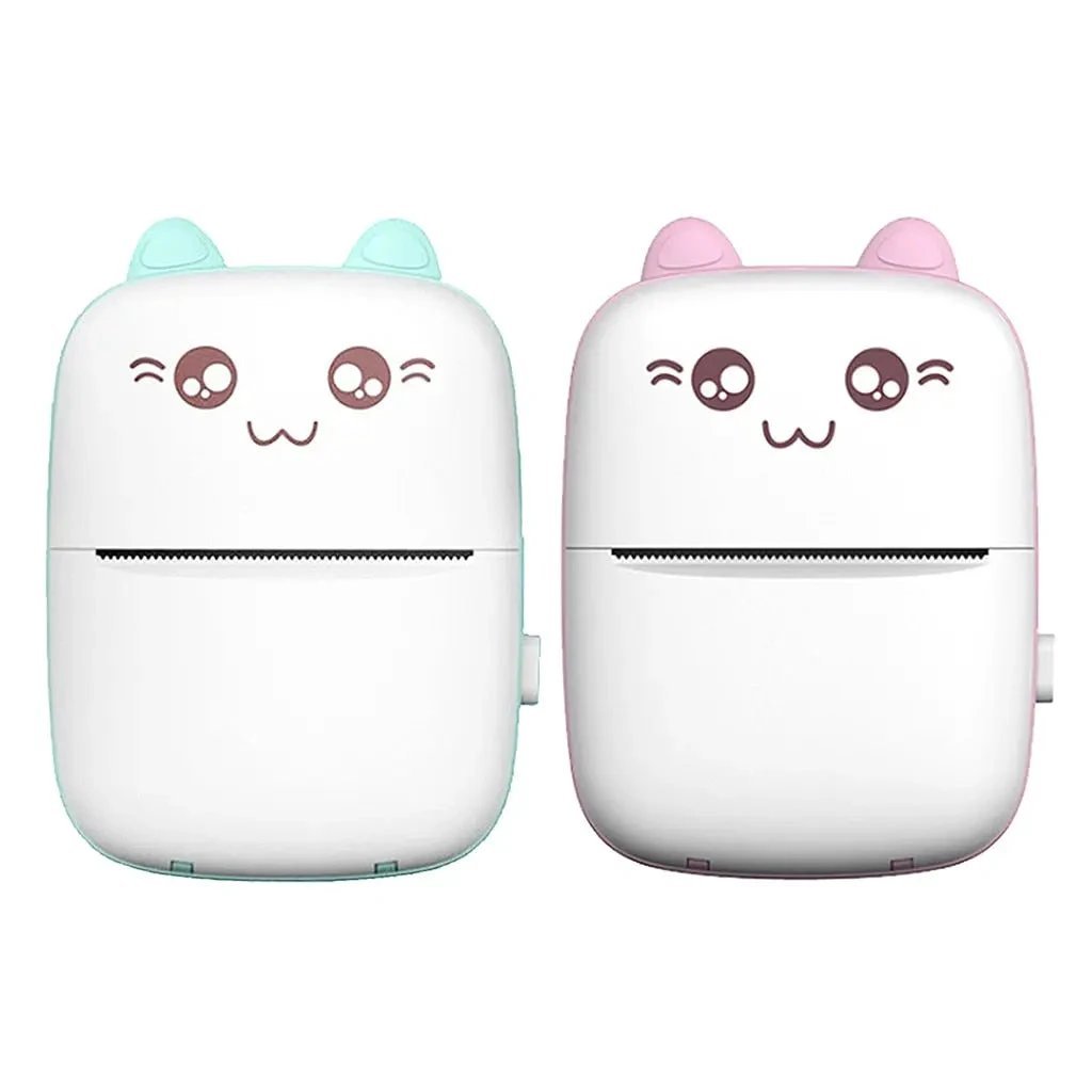 Mini Printer Portable Mini Bluetooth WiFi New Wrong Printer Mobile Phone Photo Title Note Hot Print Pocket Student Error Label Printer - MANDOTOS