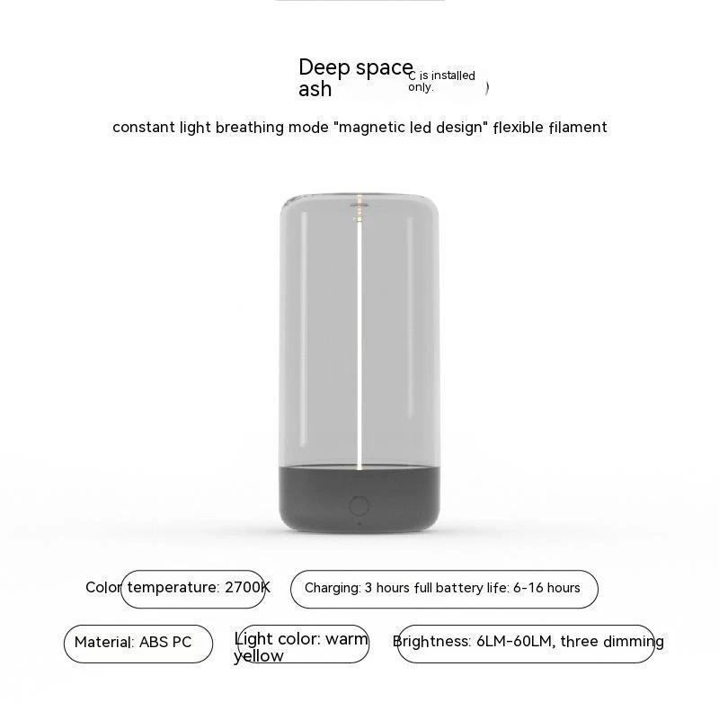 New LED Camping Light Type - c Rechargeable Portable Night Light With High Transparency And Anti Drop Creative Atmosphere Light - MANDOTOS INTERNATIONAL0