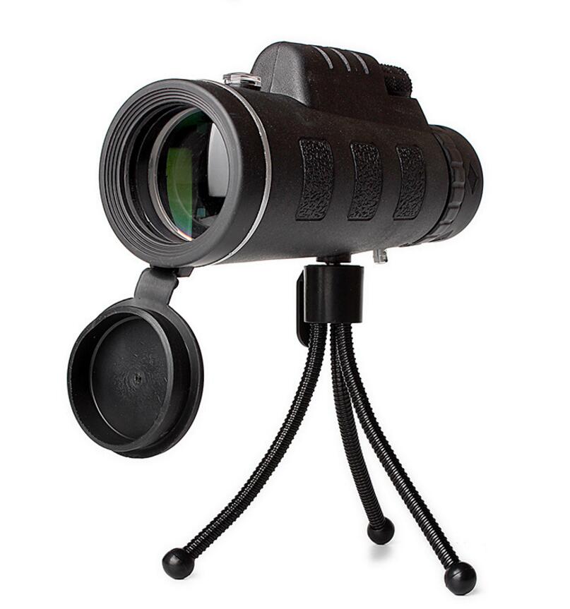 Compatible with Apple, Monocular Telescope Zoom Scope with Compass Phone Clip Tripod - MANDOTOS INTERNATIONAL0