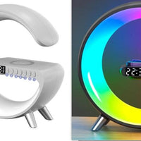 New Intelligent G Shaped LED Lamp Bluetooth Speake Wireless Charger Atmosphere Lamp App Control For Bedroom Home Decor - MANDOTOS INTERNATIONAL0