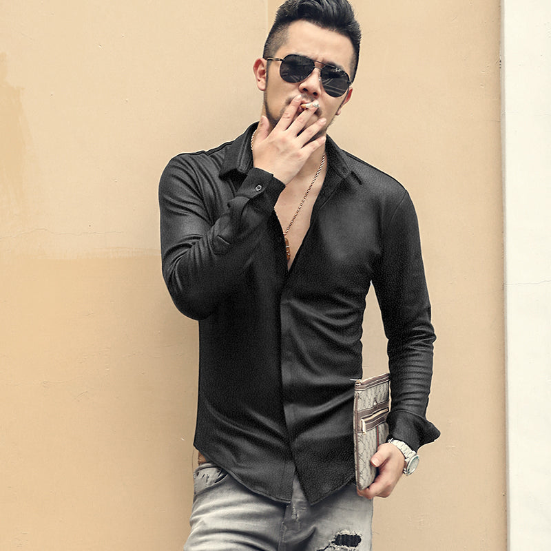 Euro-American Mens Luxe Dress Shirt