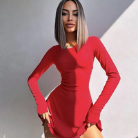Tie Waist Pullover Dress