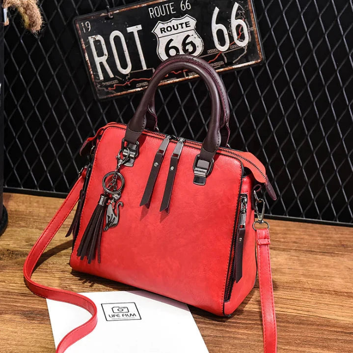 Feline Fashion Tote & Crossbody Bag MANDOTOS