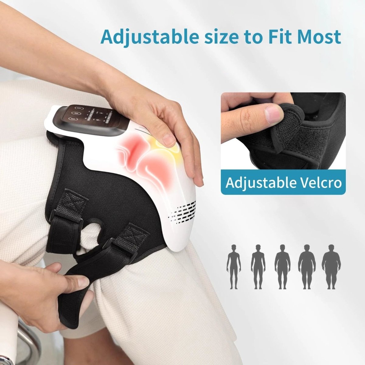 Knee Relief Massager with Heating & Vibration Technology - MANDOTOS