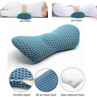 Lumbar Support Pillow For Side Sleepers Pregnancy Relieve Hip Coccyx Sciatica Pain Machine Chair Back Cushion Waist Car Seat MANDOTOS