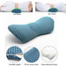 Lumbar Support Pillow For Side Sleepers Pregnancy Relieve Hip Coccyx Sciatica Pain Machine Chair Back Cushion Waist Car Seat MANDOTOS