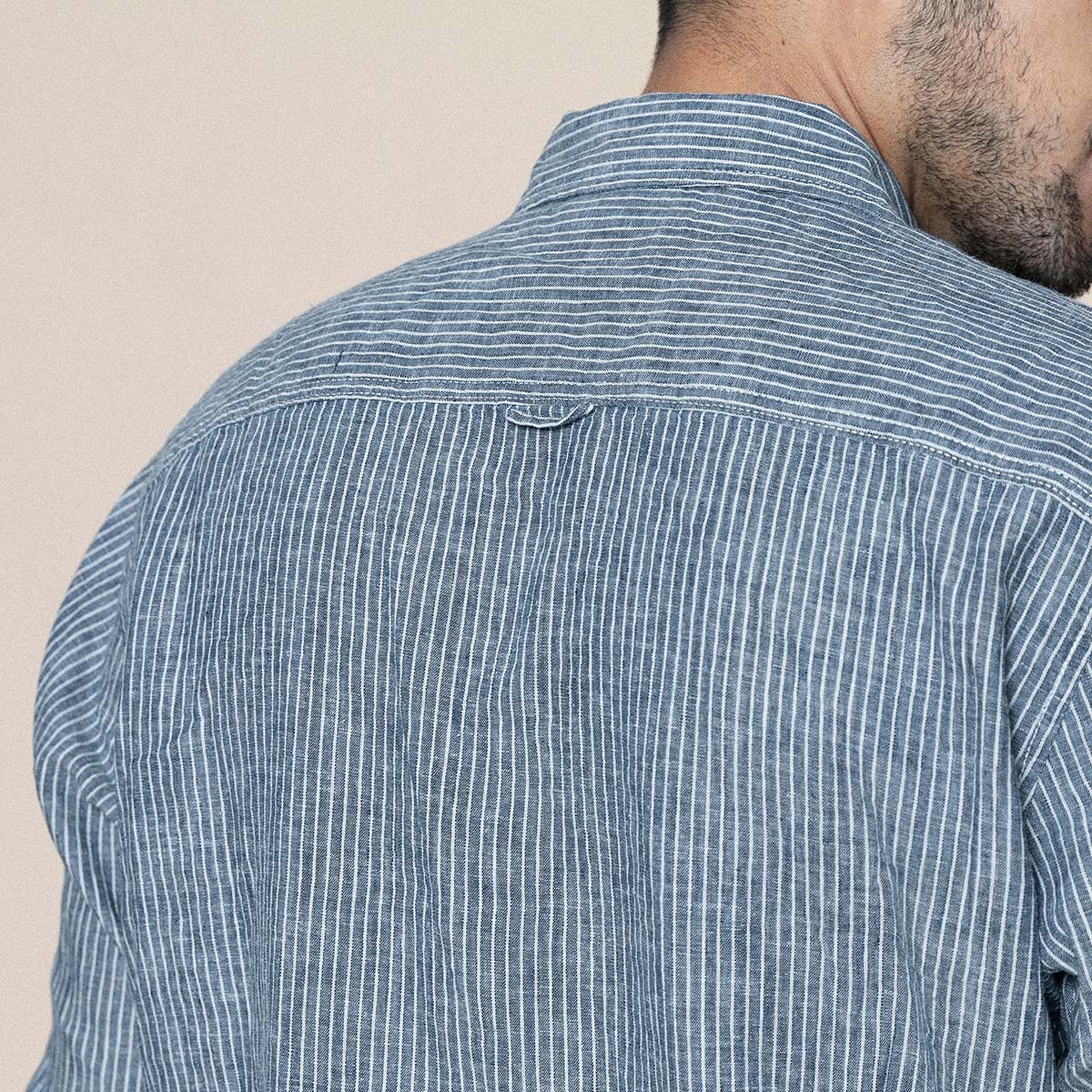 Men's Cotton-Linen Blend Casual Shirt