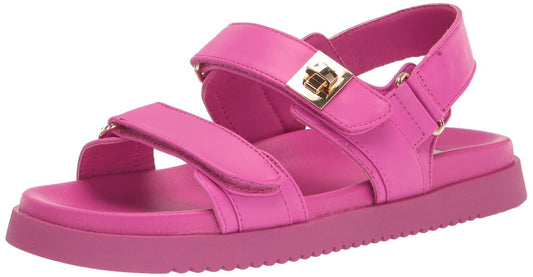 Steve Madden MONA Pink Leather Sandal Size 6 - MANDOTOS INTERNATIONAL