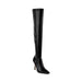 Steve Madden Lorinda Sleek OTK Boot Black 9 - MANDOTOS INTERNATIONAL